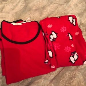 Pajama Set with Penguins